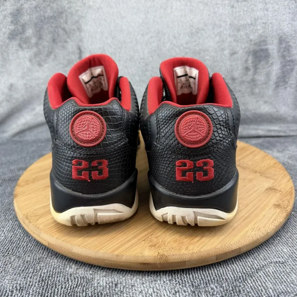 Jordan Air Jordan 9 Retro Low Shoes Mens Size 10 Black Red 832822-001 No Insoles